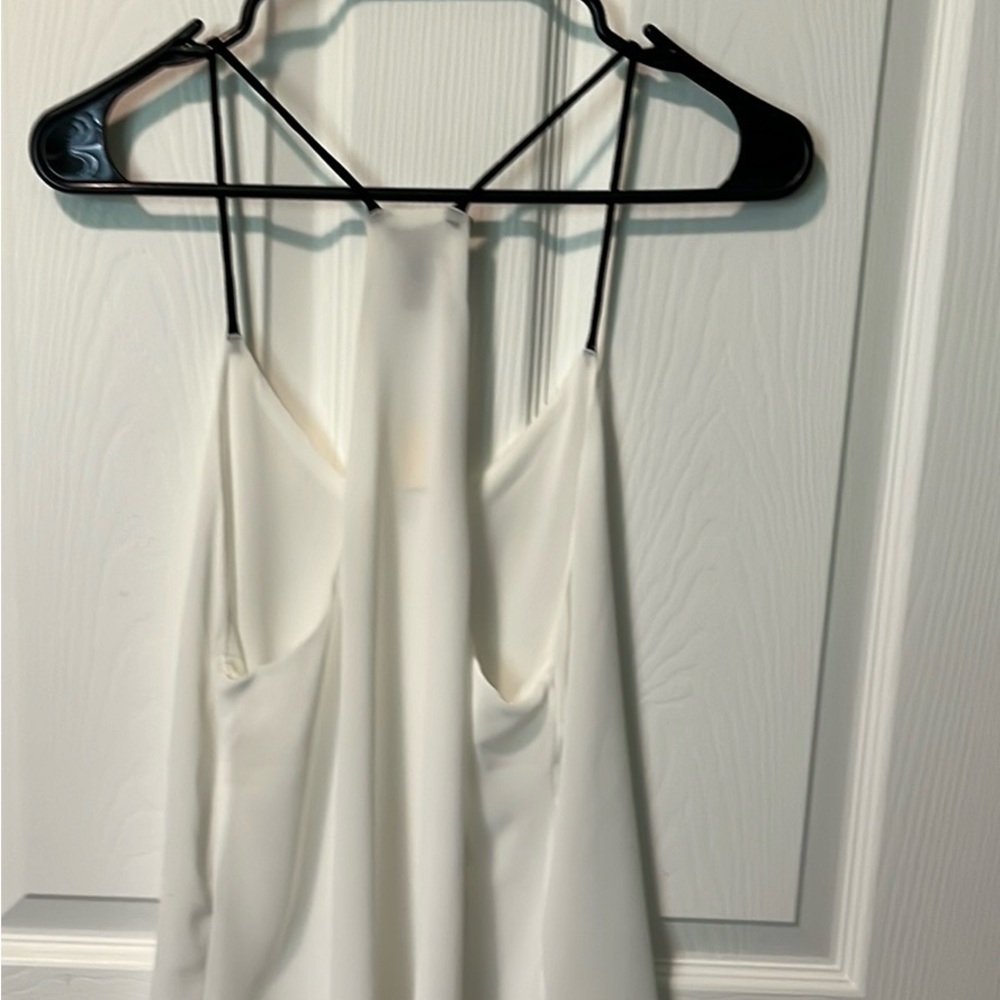 Elegant White Sleeveless Top